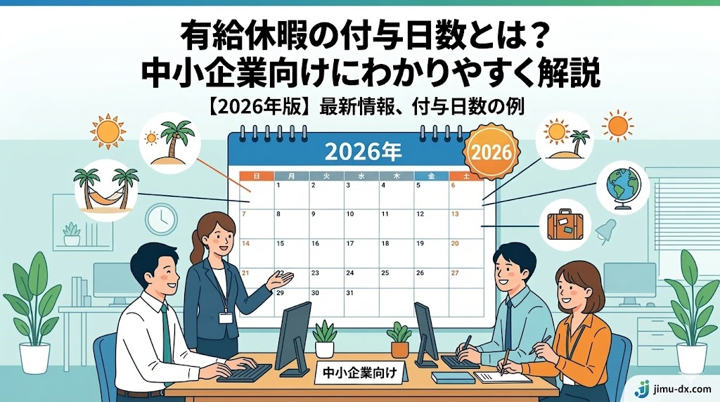 有給休暇の付与日数とは？中小企業向けにわかりやすく解説