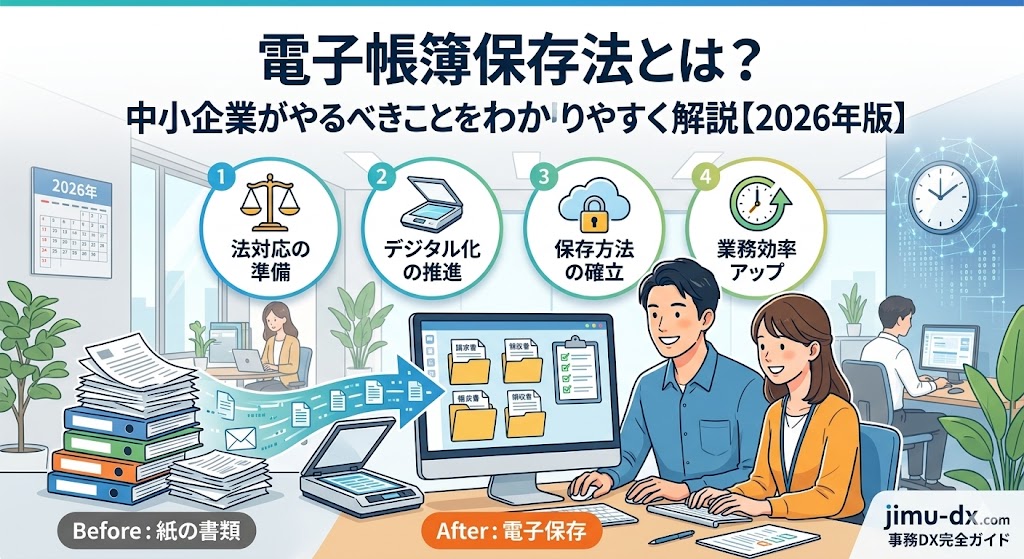 電子帳簿保存法とは？